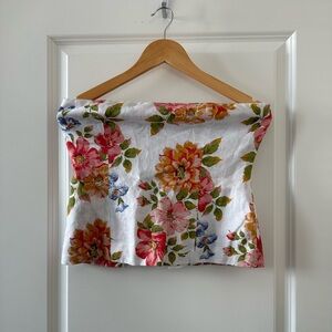 Reformation - Givery Floral Print Tube Top